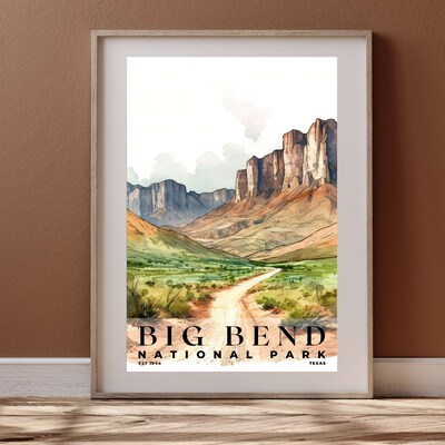 Big Bend National Park Poster, Travel Art, Office Poster, Home Decor | S4 - image3